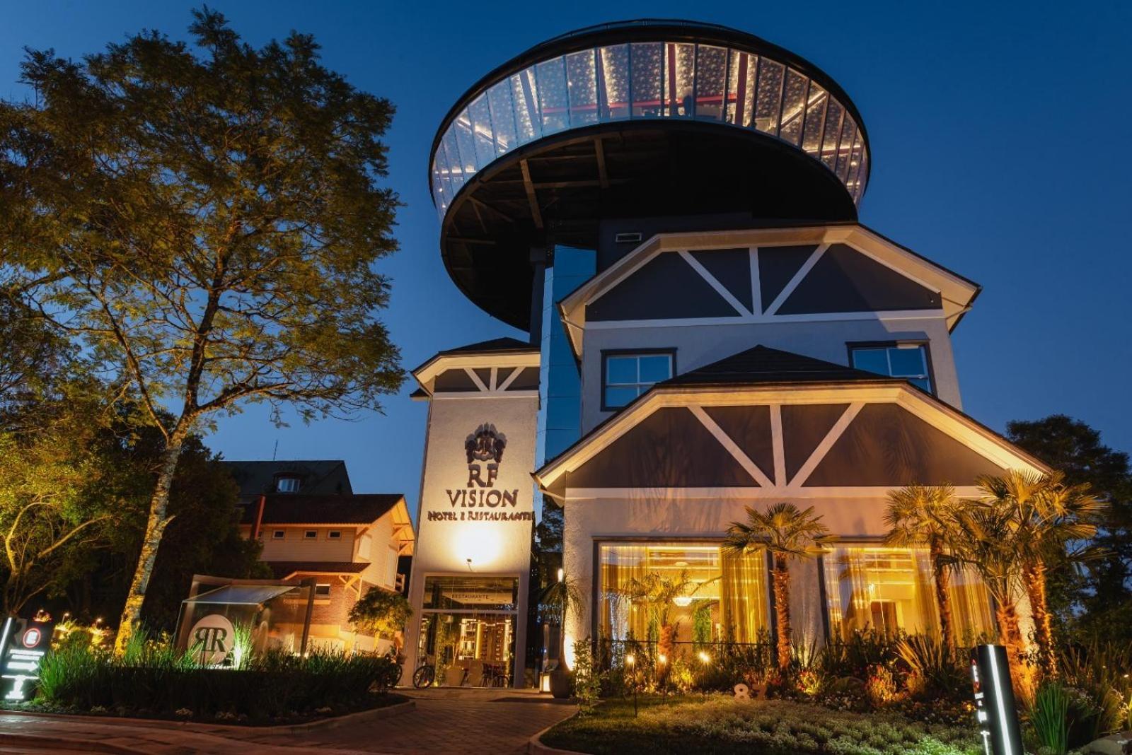 Hotel E Restaurante Giratorio Rf Vision - A Melhor Vista 360 De Gramado Eksteriør bilde